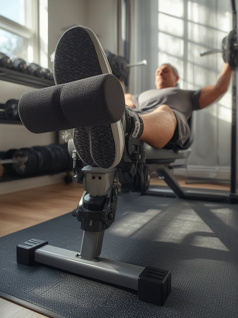 utility bench in action