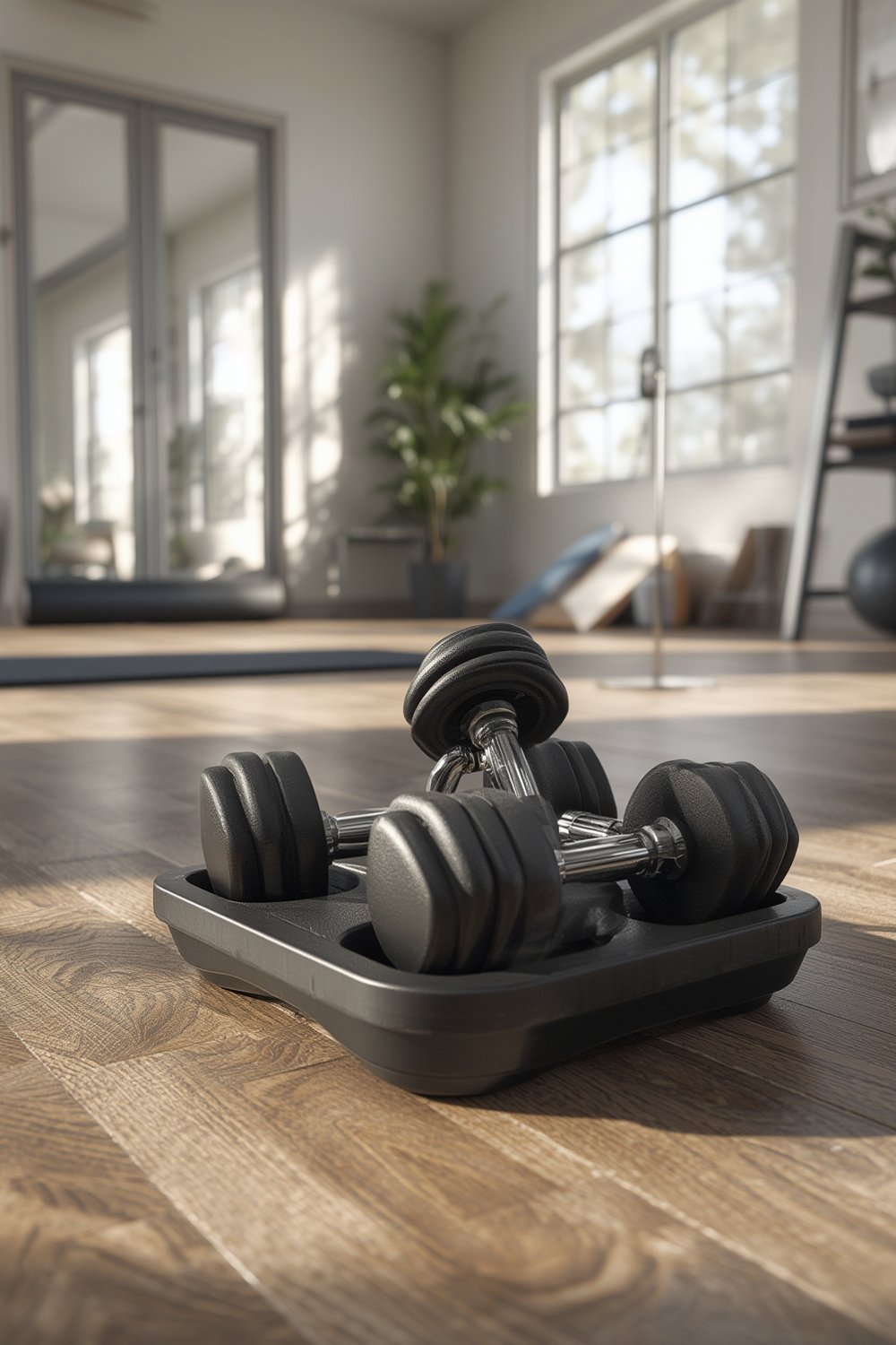 adjustable dumbbells product view