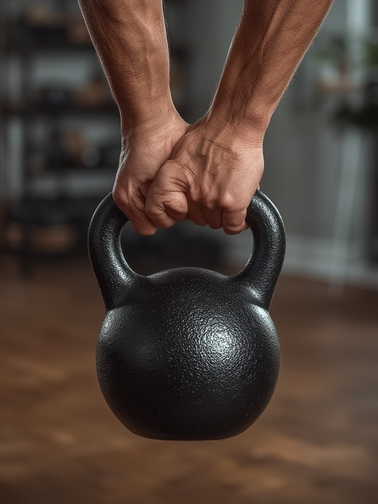 kettlebell workouts in action