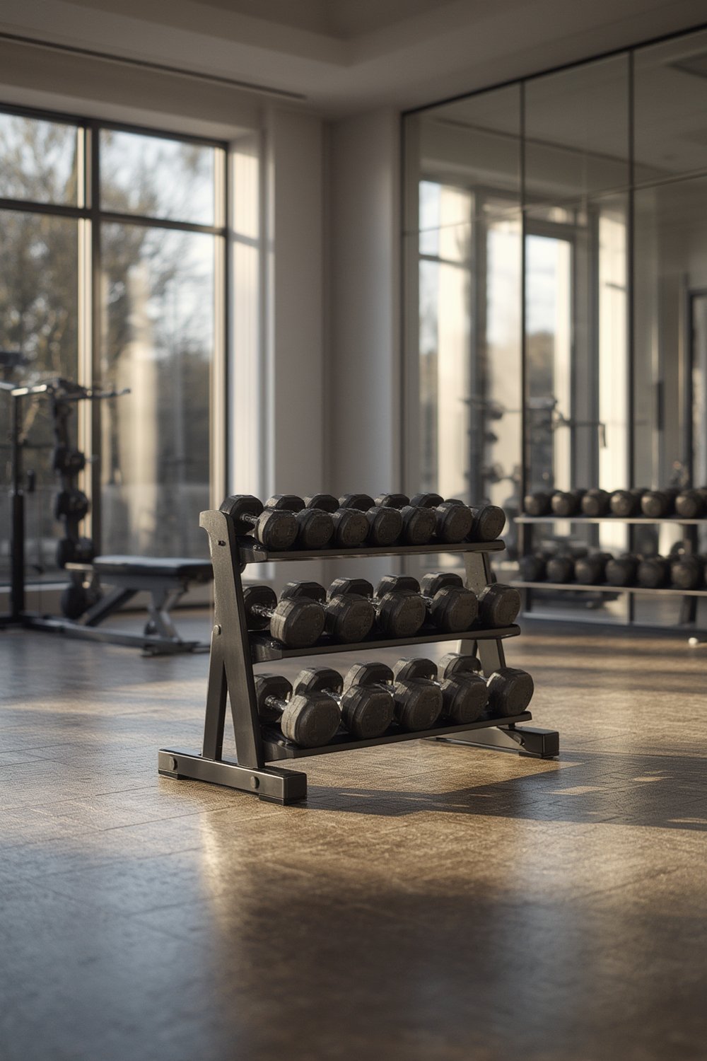 dumbbell rack product view