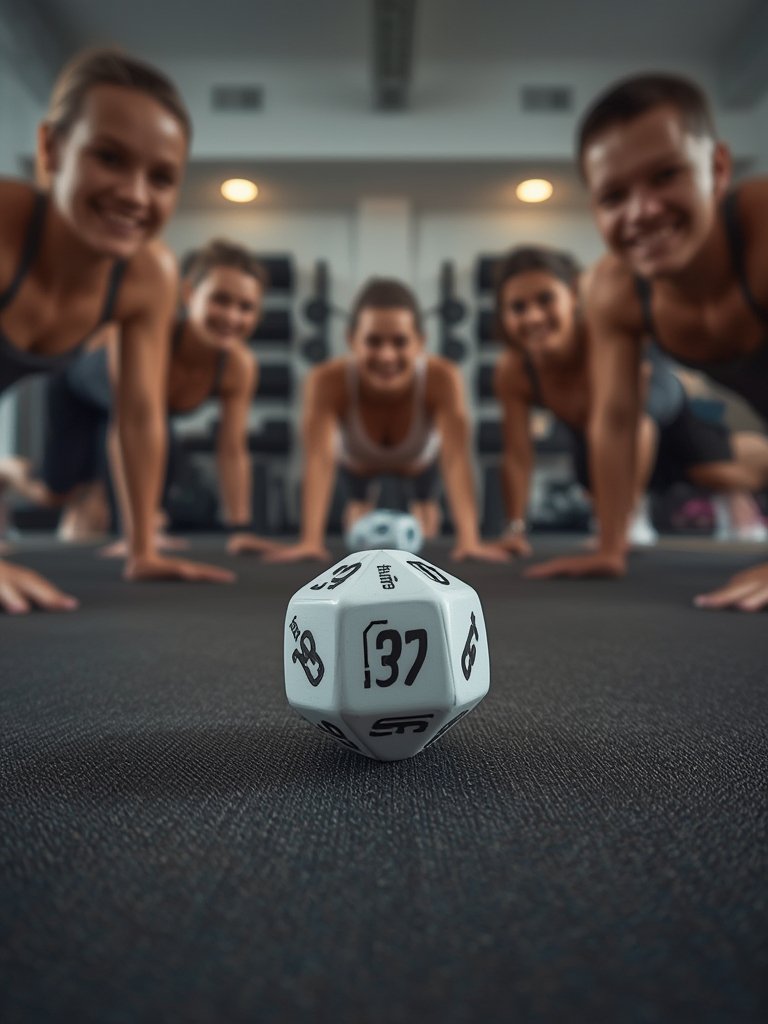 exercise dice in action