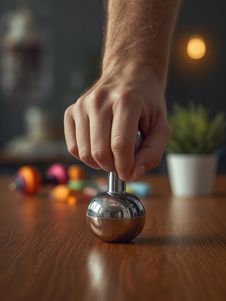 finger weightlifting in action