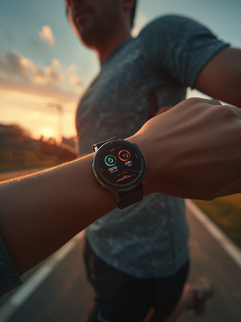 Amazfit Smartwatch in action