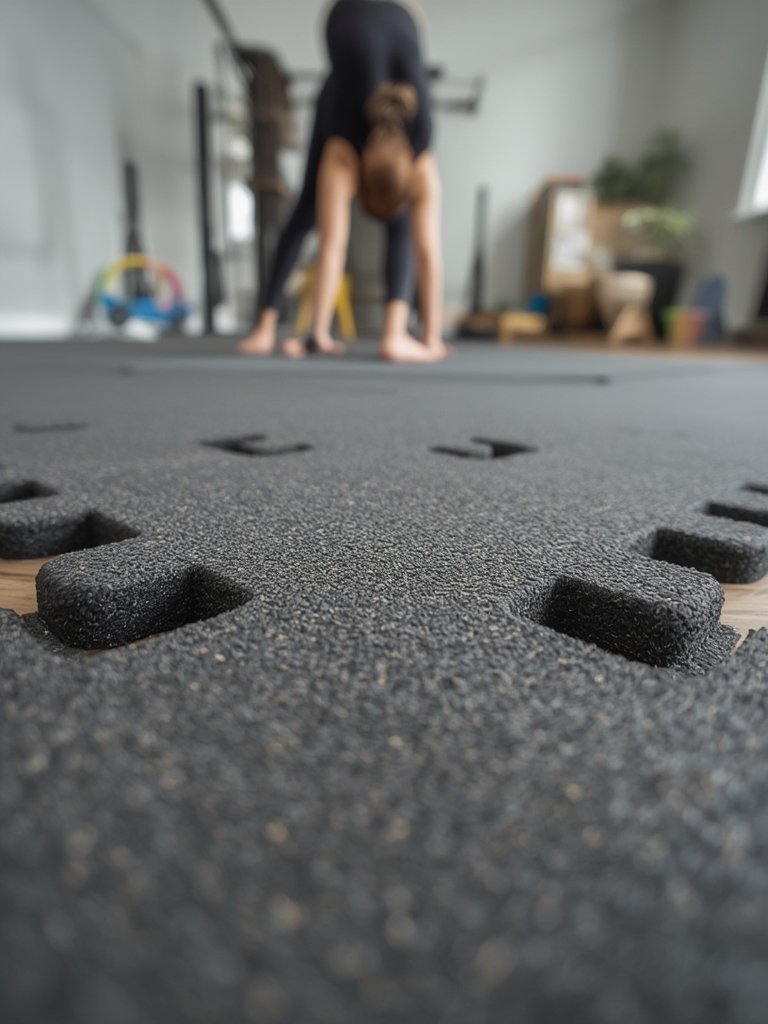 exercise mat in action