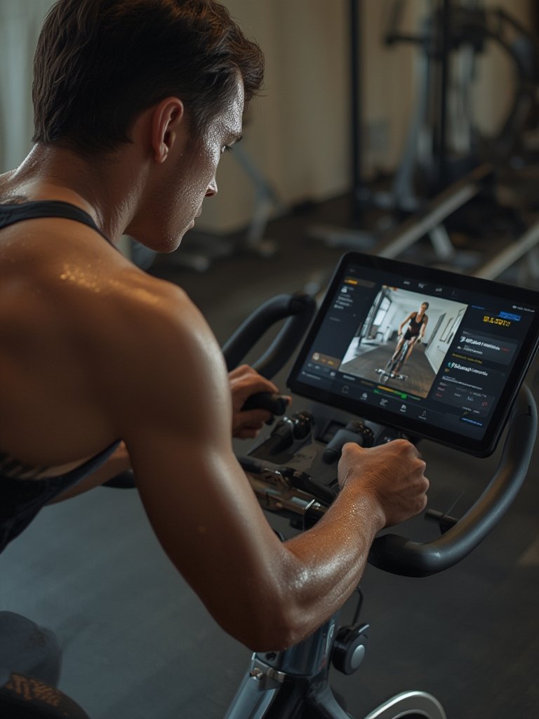 Peloton Bike in action