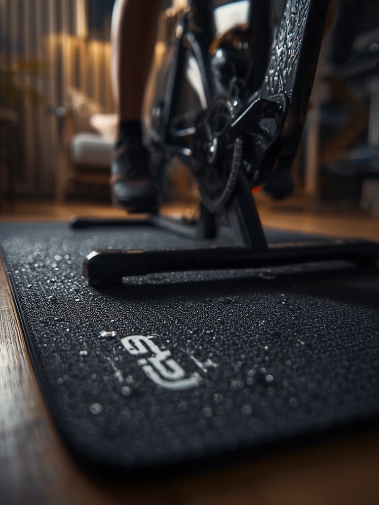 cycling mat in action