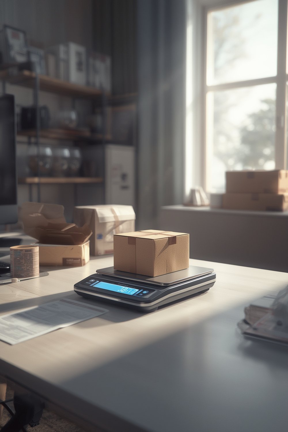 shipping scale product view