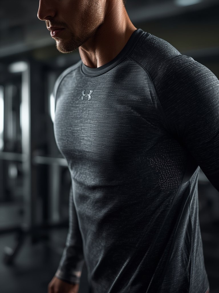 tech shirt in action