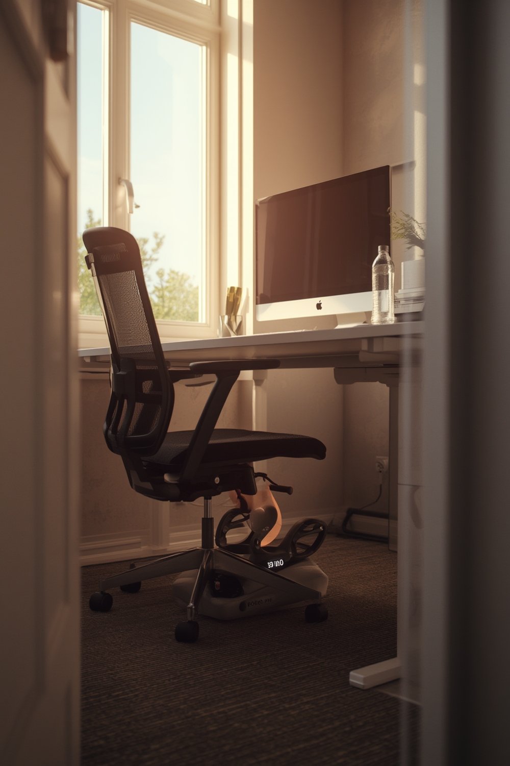 Under desk product view