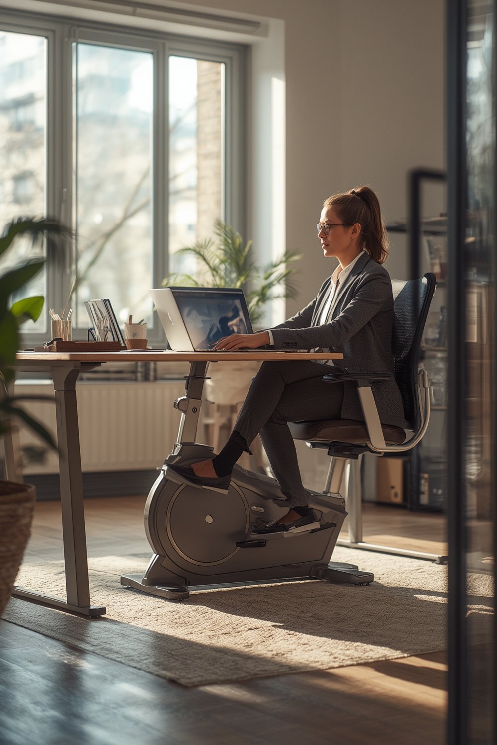 under desk product view