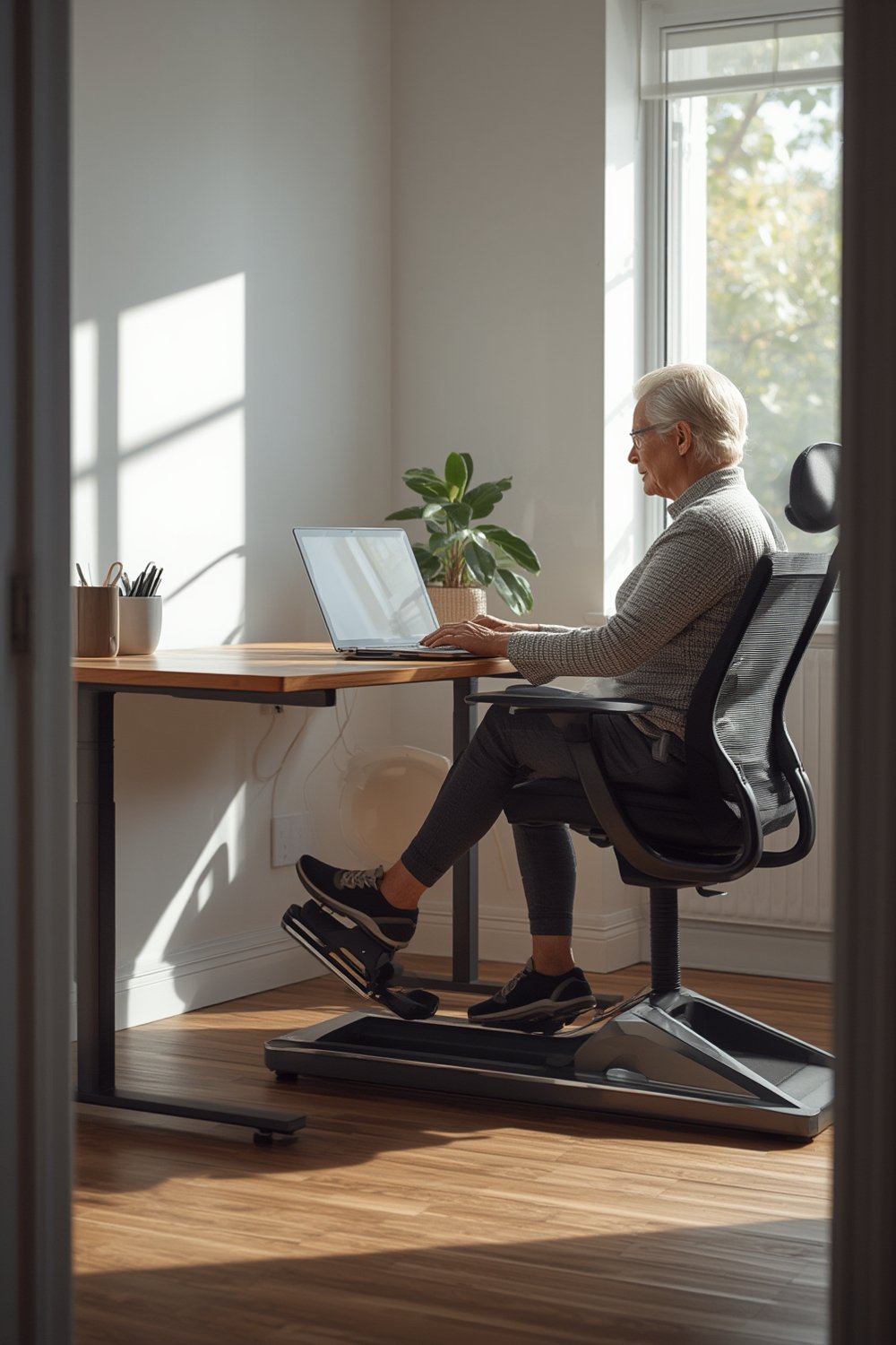 under desk product view
